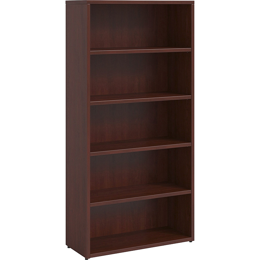 Lorell Prominence 2.0 Bookcase 69" Height x 34" Width x 12" Depth, x 1" Thickness Top - 0 Door(s) - 6 Shelve(s) - Band Edge - Material: Particleboard - Finish: Laminate (LLRPBK3469MY)