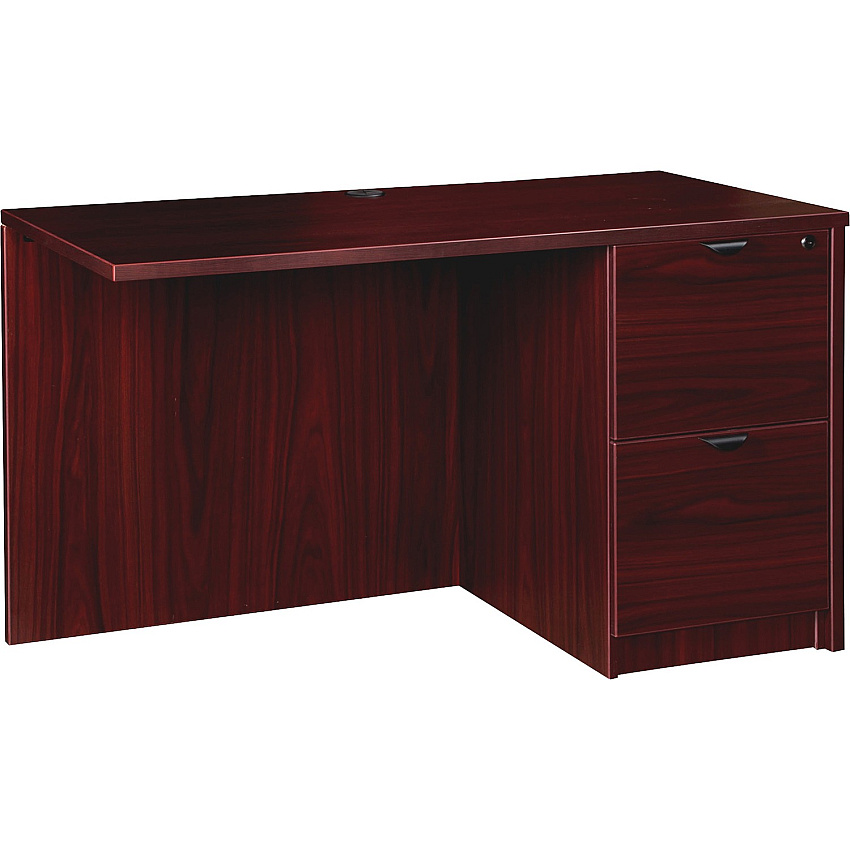 Lorell Prominence 2.0 Right Return 29" Height x 42" Width x 24" Depth, x 1" Thickness Top - 2 x File Drawer(s) - Band Edge - Material: Particleboard - Finish: Laminate (LLRPR2442RMY)