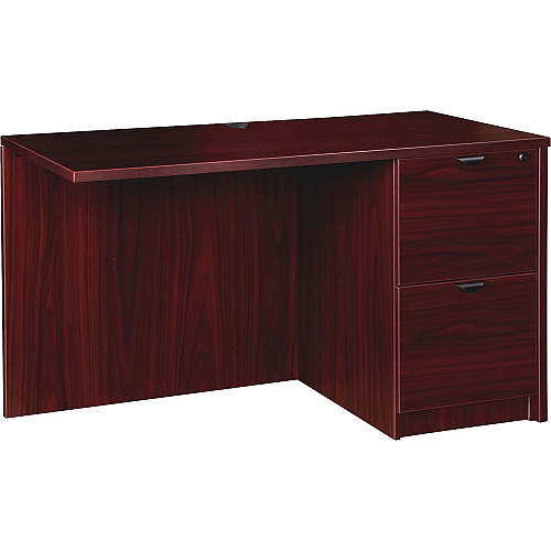 Lorell Prominence 2.0 Right Return 29" Height x 48" Width x 24" Depth, x 1" Thickness Top - 2 x File Drawer(s) - Band Edge - Material: Particleboard - Finish: Laminate (LLRPR2448RMY)