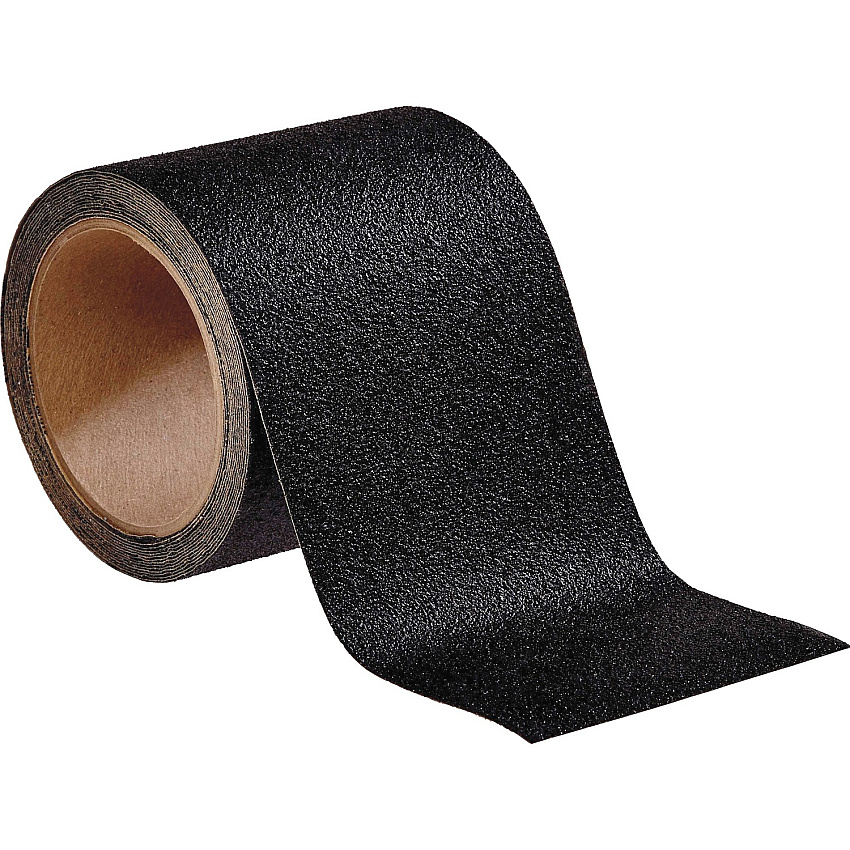 3M Safety Walk Tread 15 ft Length x 4" Width - BlackRoll - 1 Each (7636NA)