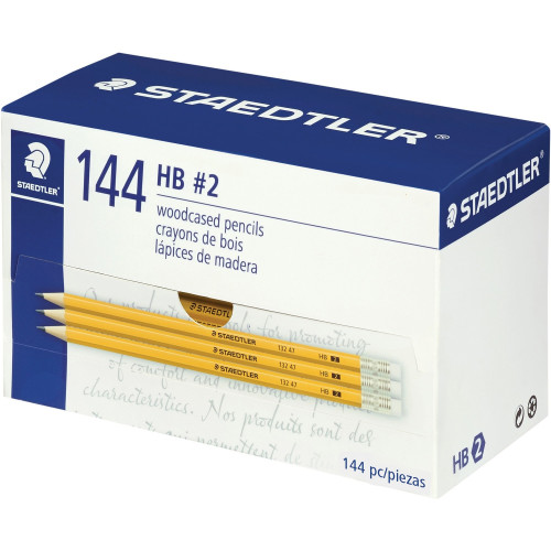 Staedtler Pre-sharpened No. 2 Pencils (13247C144ATH)
