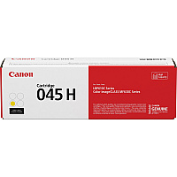 Canon 045 Original High Yield Toner Cartridge - Yellow - 1 Each 2200 Pages (CRTDG045HY)
