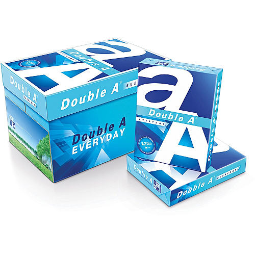 Double A Everyday Multipurpose Copy Paper - White 96 Brightness - Ledger - 11" x 17" - 20 lb Basis Weight - Smooth - White - 500 Sheets per Ream - 5 / Carton (111720)