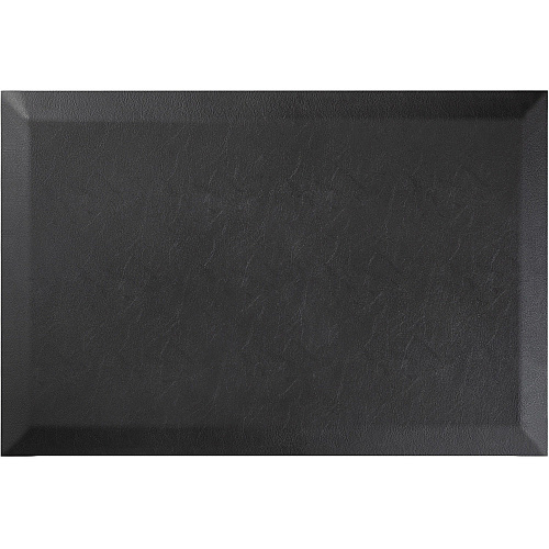 Deflecto Anti-fatigue Standing Mat Floor - 36" Length x 24" Width x 0.750" Thickness - Rectangular - Black - 1 Each (AF2436PU)