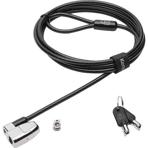 Kensington ClickSafe 2.0 Keyed Laptop Lock 6 ft Cable - Keyed Lock - Black - Carbon Steel - For Notebook (64435)