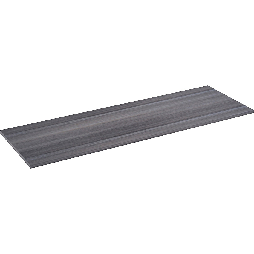 Lorell Relevance Series Tabletop 71.6" Width x 24" Depth x 1" Thickness Table Top - Straight Edge - Finish: Charcoal, Laminate (LLR16199)