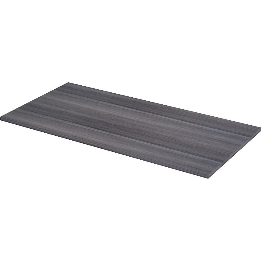 Lorell Relevance Series Charcoal Laminate Office Furniture 59.9" Width x 29.5" Depth x 1" Thickness Table Top - Straight Edge - Finish: Charcoal, Laminate (LLR16201)