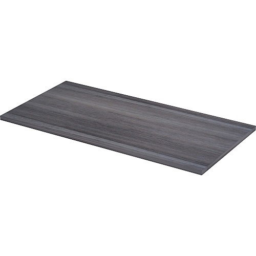 Lorell Relevance Series Tabletop 47.6" Width x 23.6" Depth x 1" Thickness Table Top - Straight Edge - Finish: Charcoal, Laminate (LLR16203)