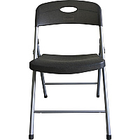Lorell Heavy-duty Translucent Folding Chairs Smoke Seat Color - Plastic Seat Material - Smoke Back Color - Plastic Back Material - 4 / Carton (LLR62529)