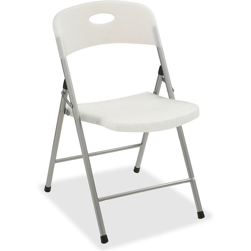 Lorell Heavy-duty Translucent Folding Chairs Clear Seat Color - Plastic Seat Material - Clear Back Color - Plastic Back Material - 4 / Carton (LLR62530)