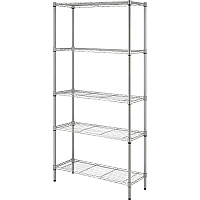 Lorell Light-Duty Wire Shelving 5 Tier(s) - 72