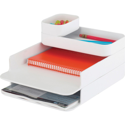 Safco Stacking Plastic Desktop Sorter Sets (3285WH)