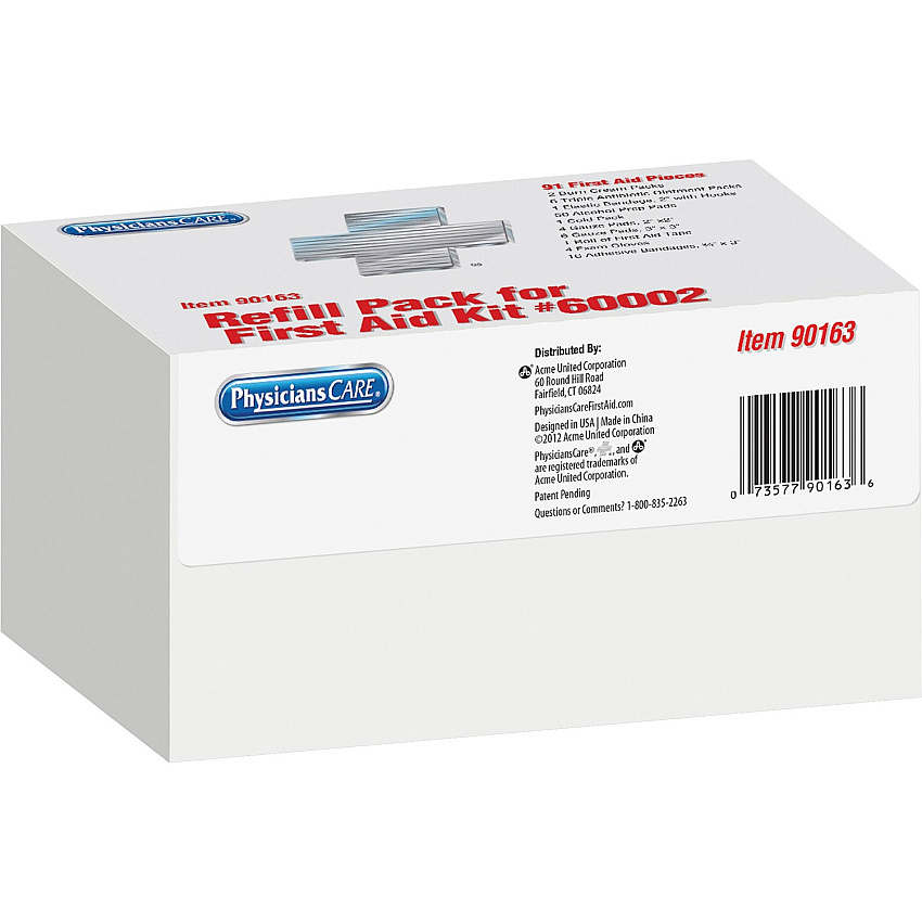 First Aid Only 127-Piece First Aid Refill Kit 127 x Piece(s) For 25 x Individual(s) - White - 1 Each (90163)