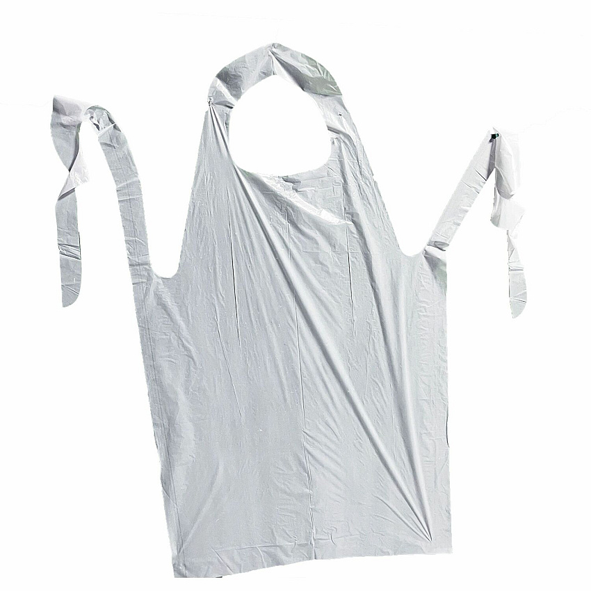 Impact Disposable Poly Apron Polyethylene - For Food Service, Food Handling, Manufacturing - White - 1000 / Carton (MDP46WS)