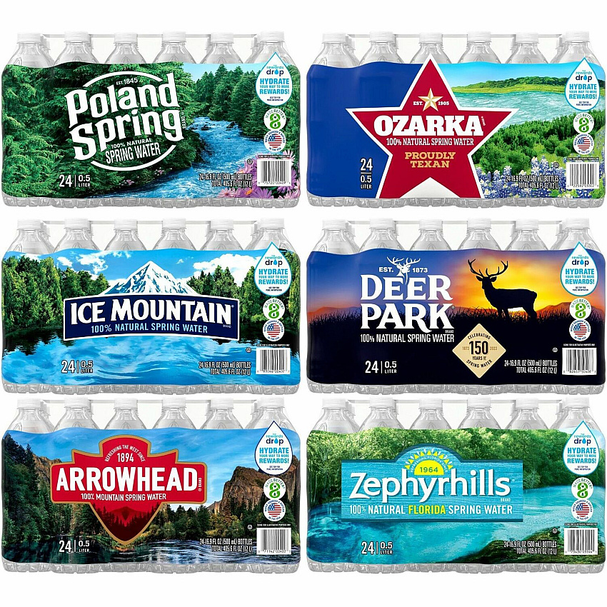 Nestea Nestle Premium Bottled Spring Water Ready-to-Drink - 16.91 fl oz (500 mL) - 24/Carton - 78 / Pallet (101243PL)