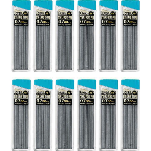 Pentel Super Hi-Polymer Leads (C27HBBX)