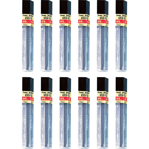 Pentel Super Hi-Polymer Leads (C505HBBX)