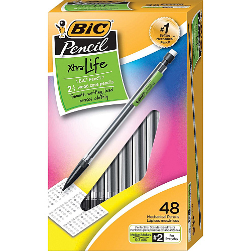 Bic Pencil BIC America Nonrefillable Mechanical Pencils (MP48