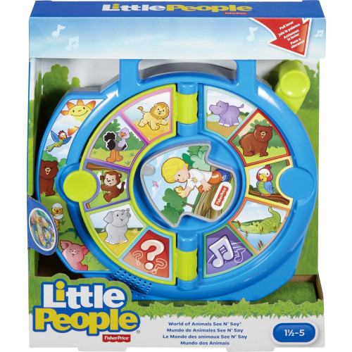 Fisher-Price Little People World of Animals See 'n Say Toy (DVP80)