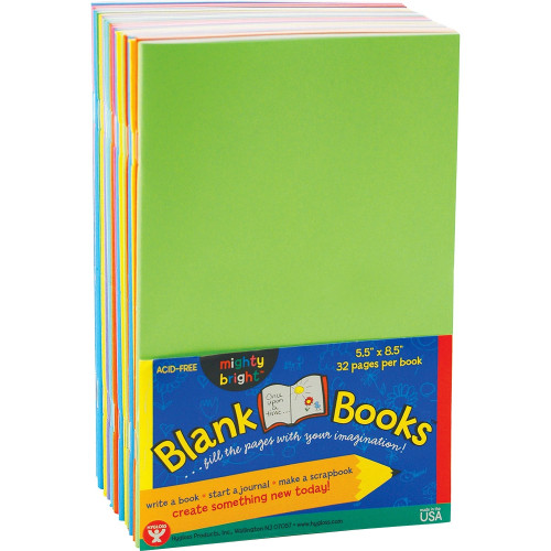 Hygloss Mighty Bright Blank Books (77720)