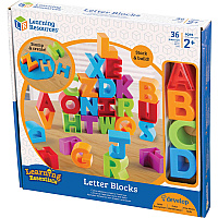 Learning Resources Letter Blocks Theme/Subject: Learning - Skill Learning: Visual, Letter Recognition, Alphabetical Order, Color Identification, Word Building, Fine Motor, Eye-hand Coordination, Tactile Discrimination - 2 Year & Up - Multi (LER7718)