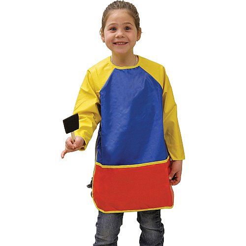Creativity Street Vinyl Long-Sleeve Art Apron Assorted - Vinyl - 1 Each (AC5238)