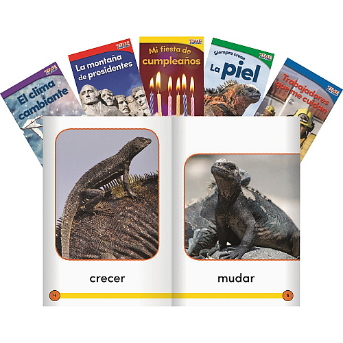 Shell Education TIME For Kids Informational Text Grade K Readers Set 3 10-Book Spanish Set Printed Book Book - Grade K - Spanish - 10 / Set (25856)