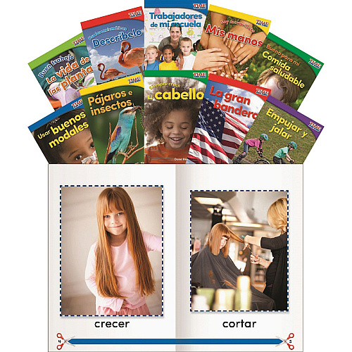 Shell Education TIME For Kids Informational Text Grade K Readers Set 1 10-Book Spanish Set Printed Book Book - Grade K - Spanish - 10 / Set (25871)