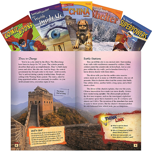 Shell Education TIME Informational Text Grade 6 Set 2, 5-Book Set Printed Book Book - Grade 6 - English - 5 / Set (25926)