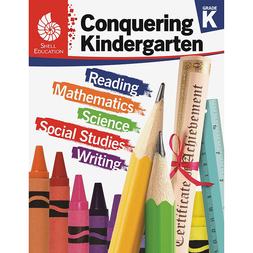 Shell Education Conquering Kindergarten Printed Book 168 Pages - Book - Grade K - 1 Each (51619)