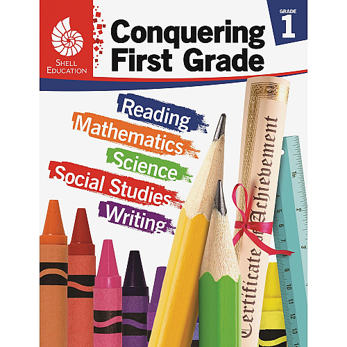 Shell Education Conquering First Grade Printed Book 168 Pages - Book - Grade 1 - 1 Each (51620)