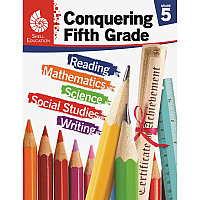 Shell Education Conquering Fifth Grade Printed Book 168 Pages - Book - Grade 5 - 1 Each (51624)