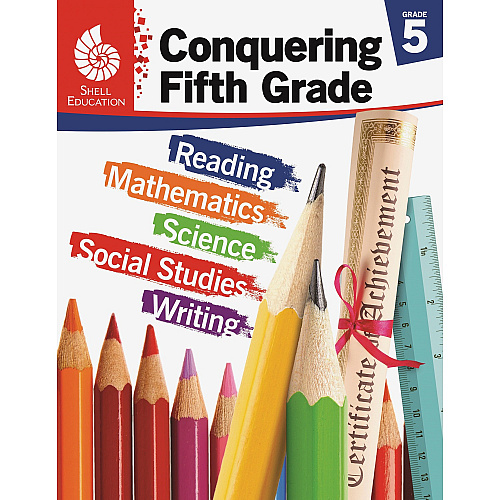 Shell Education Conquering Fifth Grade Printed Book 168 Pages - Book - Grade 5 - 1 Each (51624)