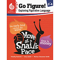Shell Education Go Figure! Exploring Figurative Language, Levels 2-4 Printed Book by Timothy Rasinski, Jerry Zutell, Melissa Cheesman Smith 136 Pages - Book - Grade 2-4 - English - 1 Each (51625)
