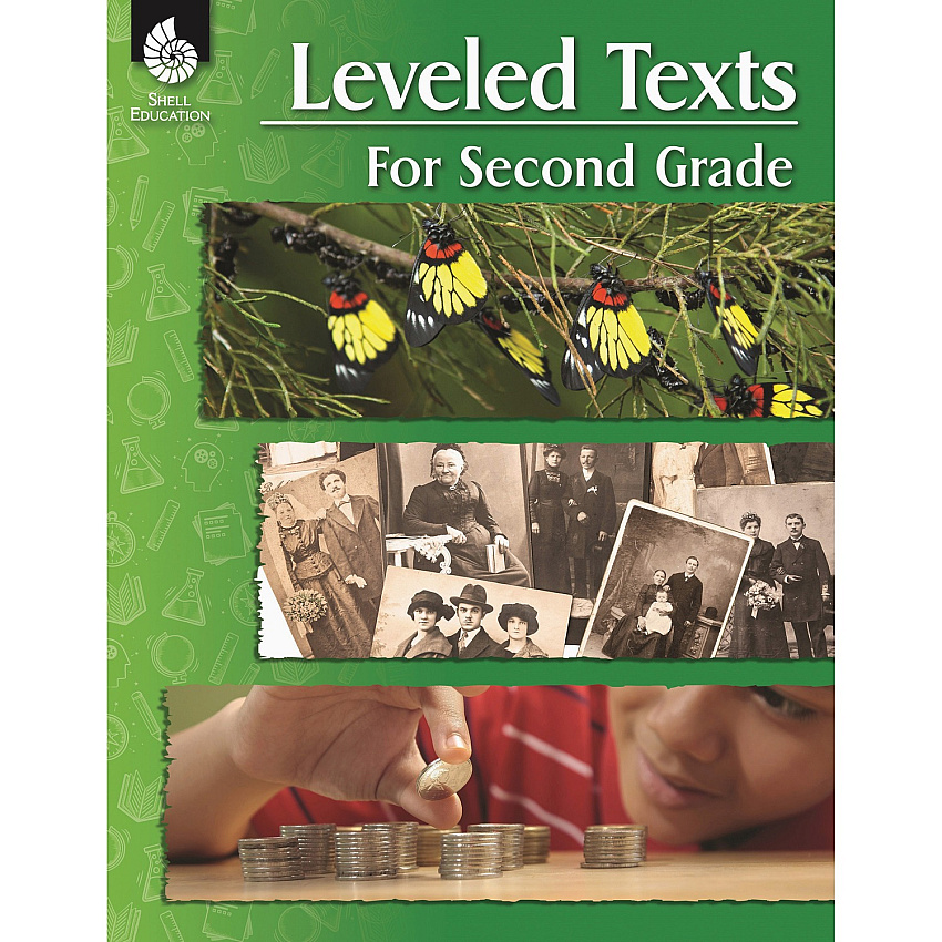 Shell Education Leveled Texts for Grade 2 Printed Book 144 Pages - Book - Grade 2 - English - 1 Each (51629)
