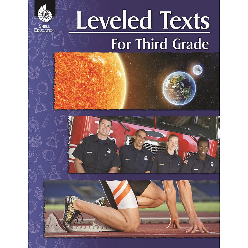 Shell Education Leveled Texts for Grade 3 Printed Book 144 Pages - Book - Grade 3 - English - 1 Each (51630)