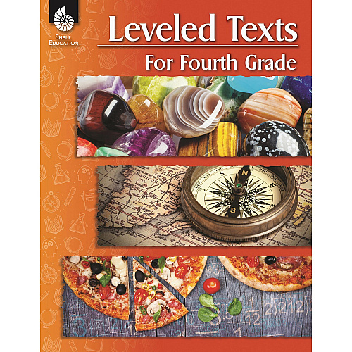 Shell Education Leveled Texts for Grade 4 Printed Book 144 Pages - Book - Grade 4 - English - 1 Each (51631)