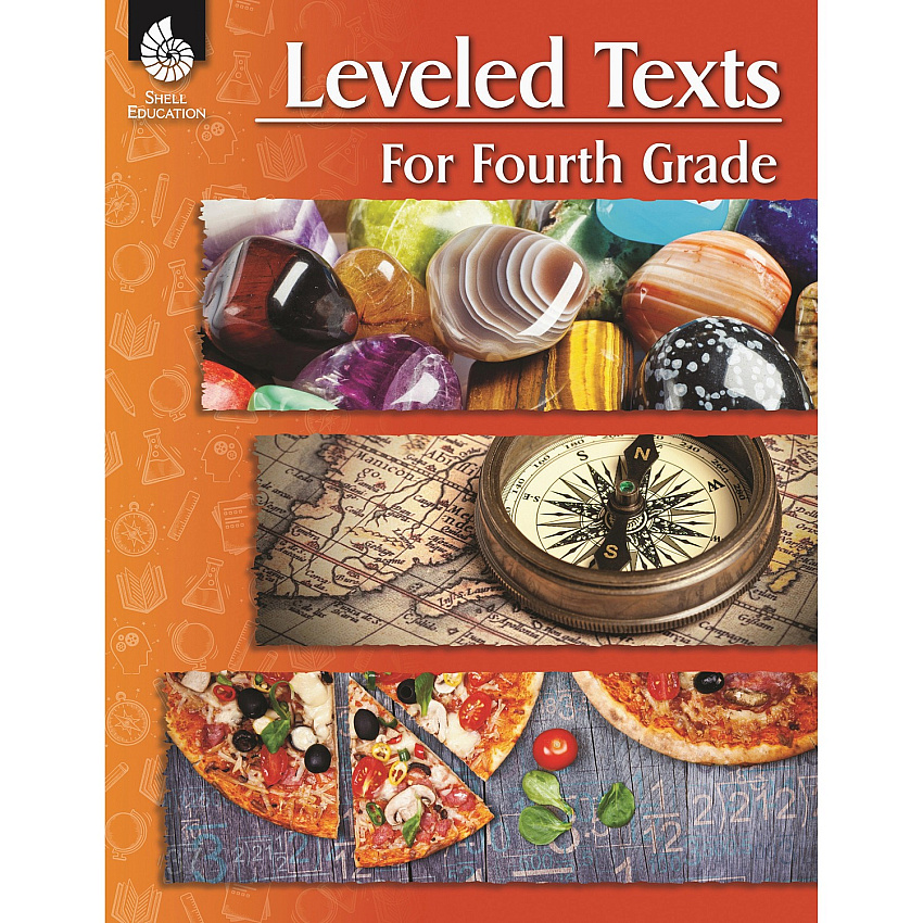 Shell Education Leveled Texts for Grade 4 Printed Book 144 Pages - Book - Grade 4 - English - 1 Each (51631)