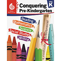 Shell Education Conquering Pre-Kindergarten Printed Book 168 Pages - Book - Grade Pre-K - 1 Each (51714)