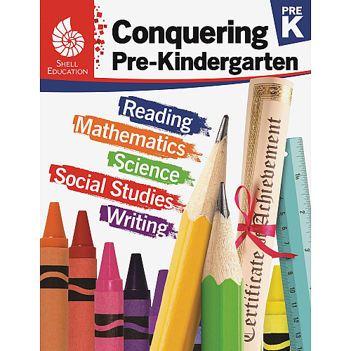 Shell Education Conquering Pre-Kindergarten Printed Book 168 Pages - Book - Grade Pre-K - 1 Each (51714)