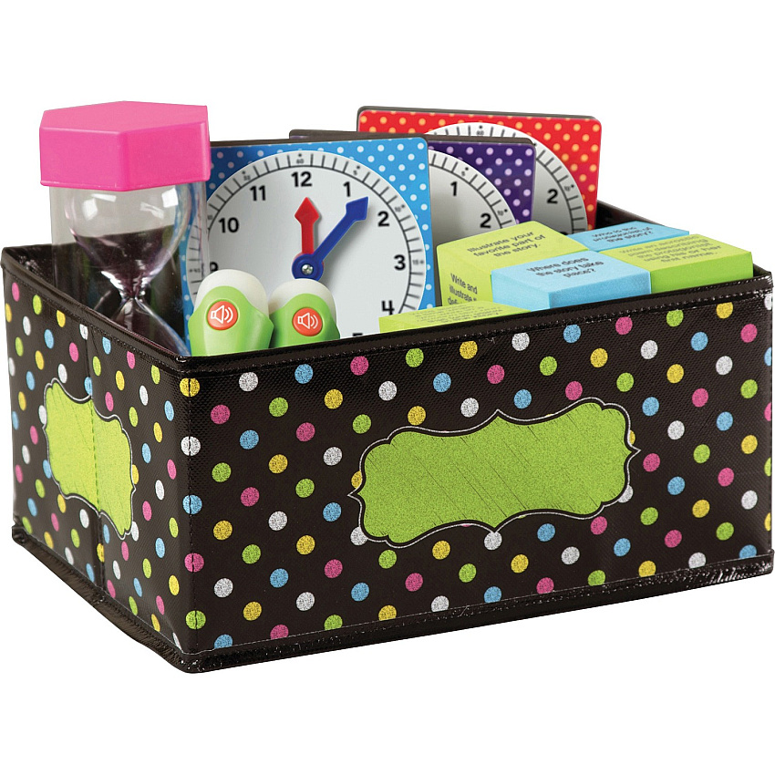 Teacher Created Resources Decorative Storage Bin 5" Height x 11" Width x 8" Length - Multi - 1 Each (20764)