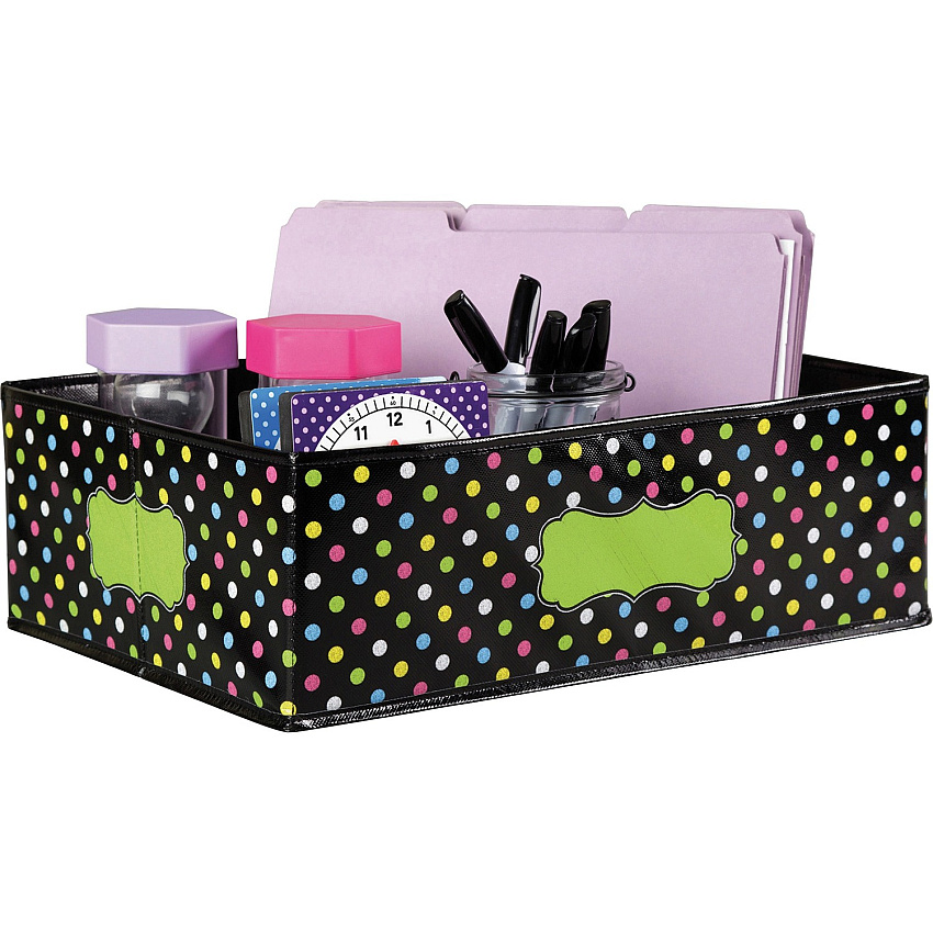 Teacher Created Resources Decorative Storage Bin 5" Height x 11" Width16" Length - Multi - 1 Each (20765)