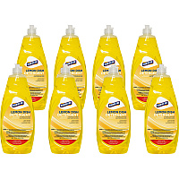 Genuine Joe® Liquid Dish Detergent, Lemon Scent, 38-oz., 8 Bottles ( For Pot - Concentrate - 38 fl oz (1.2 quart) - Lemon Scent - Recommended For: Grease Remover - Heavy Duty, Durable - Yellow - 8 / Carton GJO99675CT)