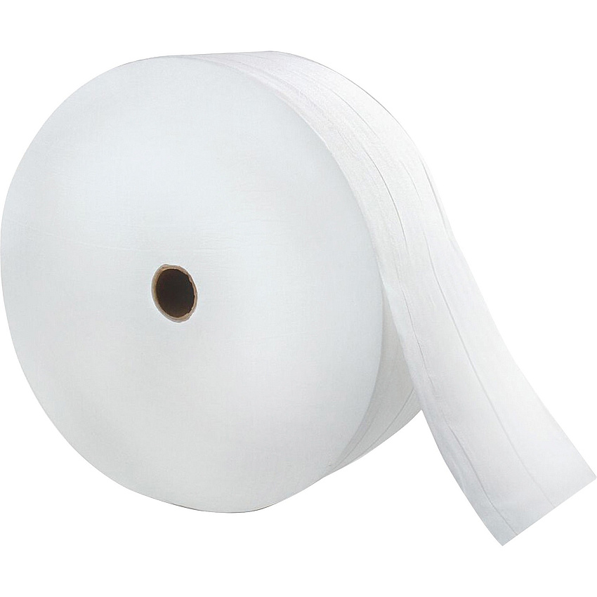 LoCor&reg; Jumbo Toilet Paper Roll, 2-Ply, White, 1200-ft., 12 Rolls 2 Ply - 3.30" Width x 1200 ft Length - White - Virgin Fiber - 12 / Carton (26822)