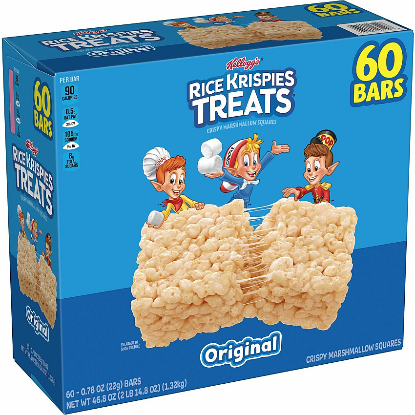 Rice Krispies Original Rice Krispies Treats Original - 60 / Carton (17114)
