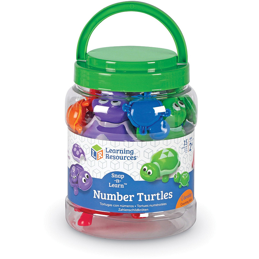 Learning Resources Snap-n-Learn Number Turtles Learning Toy - 2 Year & Up (LER6706)