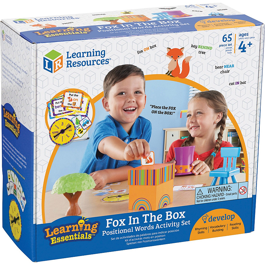 Learning Resources Fox In The Box Word Activity Set Theme/Subject: Learning - Skill Learning: Visual, Tactile Discrimination, Auditory, Fine Motor, Direction, Language Development - 3+ - 1 Each (LER3201)