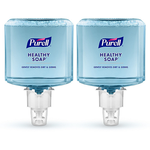 PURELL&reg; ES6 HEALTHY SOAP&trade; Fresh Scent Foam Fresh Scent - 1.27 quart - Dirt Remover, Kill Germs - Skin - Moisturizing - Blue - Dye-free, Pleasant Scent, Bio-based, Phthalate-free, Paraben-free, Triclosan-free - 2 / Carton (647702)