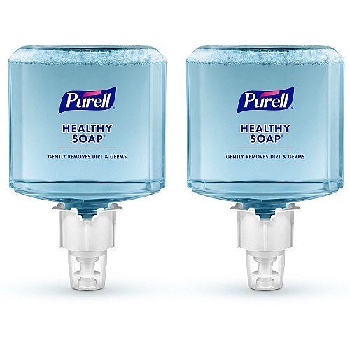 PURELL&reg; HEALTHY SOAP&trade; ES4 Fresh Scent Foam Refill Fresh Scent - 1.27 quart - Dirt Remover, Kill Germs - Hand, Skin - Moisturizing - Blue - Dye-free, Pleasant Scent, Bio-based, Phthalate-free, Paraben-free, Triclosan-free - 2 / Carton (507702)