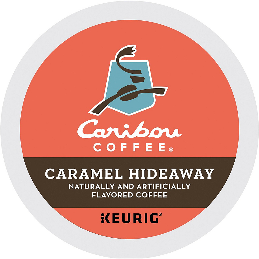 Caribou Coffee&reg; K-Cup Caramel Hideaway Medium - K-Cup - 24 / Box (195697)